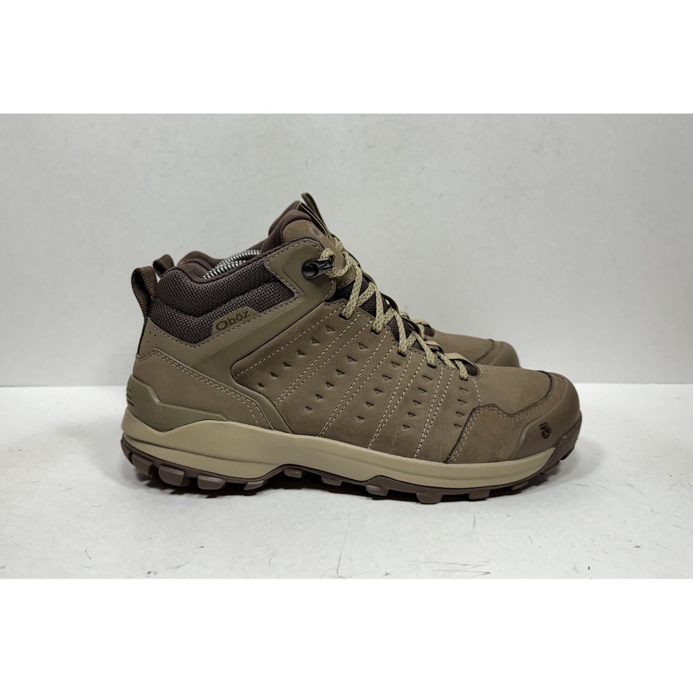 Oboz Sypes Mid Men's Size 9 Brown Leather B-Dry Waterproof‎ Boots